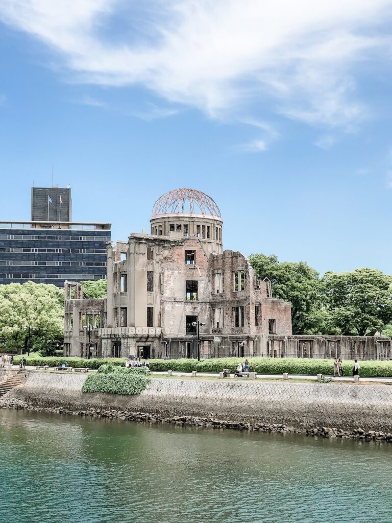 A-bomb dome in Peace Park, Hiroshima, Japan